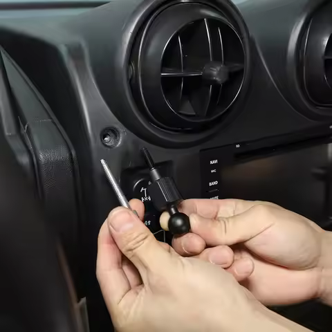 Phone Holder For Hummer H2 2003-2007 Aluminum alloy Black Car Air Vent Mobile Phone Holder Car Phone