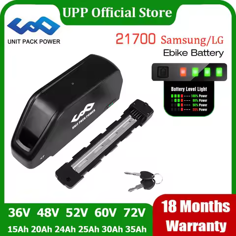 Original 21700 EBike Battery 48V 52V 25Ah 24Ah 60V 19.2Ah Electric Bicycle Bateria for 2000W 1500W 1