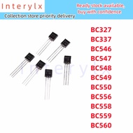 1-5PCS/Lot BC327 BC337 BC517 BC546 BC547 BC548 BC549 BC550 BC556 BC557 BC558 In-line TO-92 PNP Triod