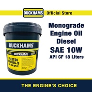 Duckhams Fleetol Series 3 10W CF (18 liters) - Diesel Engine Oil 10W / Hydraulic Oil