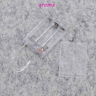 AROMA Battery Box With Line 3V 4.5V  Cases for AA Battery 2 3 Slot 2X 3X Battery Holder