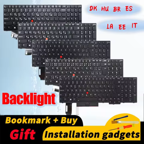 Brazil Dansk Estonian Spanish Hungarian Italian Latin Spanish for Lenovo ThinkPad T15 Gen1 Gen2/P15S