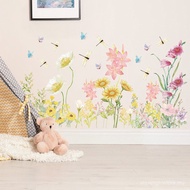 Dragonfly Fly Flying Fence Baseboard Self-Adhesive PVC Sticker JS-N Series Living Room Bedroom Corne