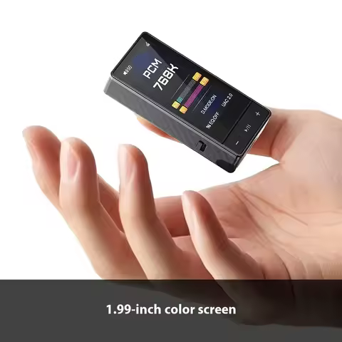 FiiO QX13 Portable Earphone AMP 8 Channel DAC ES9027SPRO Decoder 1.99“ Screen 6 Support 768KHz/32bit