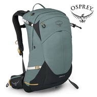 【Osprey 美國】Sirrus 24 透氣網架登山背包 女 石蓮綠｜健行背包 多功能戶外運動背包