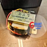 HT-9E1 9V 1A Hornway Power Transformer 9v-0-9v