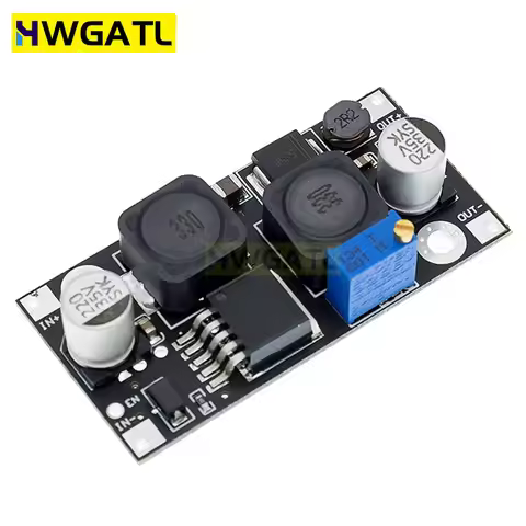 HWGATL XL6019 (XL6009 upgrade) Automatic step-up step-down Dc-Dc Adjustable Converter Power Supply M