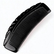 Natural Buffalo Horn Detangling Comb, Unique Texture Hair Comb for Head Care