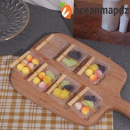 OCEANMAPDZ Mini Fast Food Box Keychain, Plastic Fast Food Box Simulation Fast Food Box Keychain, DIY