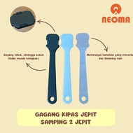 SIDE CLIP FAN HANDLE - Promotional Fan Handle - 1 pcs