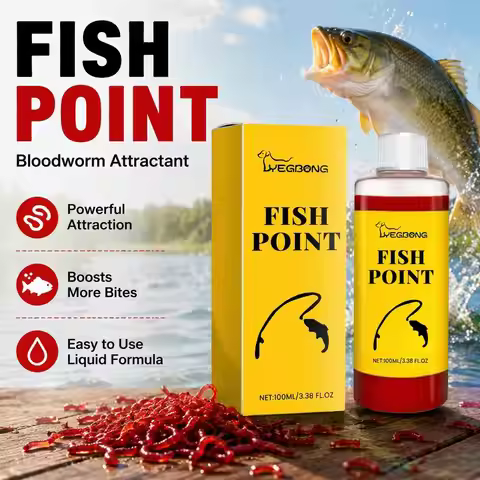 Concentrated Fish Attractant Liquid 100ml Amino Acid Scent for Trout Panfish Carp Bass Freshwater Fe
