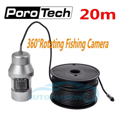 F08S 20M 50M 100M Underwater Fish Camera 360 Degree Rotating Fishing Camera Sony CCD 1000TVL HD Colo
