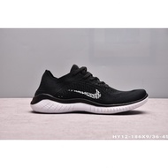 Nike6699 Free RN Flyknit 2018 men's luxury sport shoes 5.0 Black JNYC