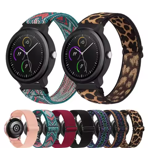 Elastic Strap for Garmin Forerunner 55 245 645 Music Band Bracelet Watchband for Garmin Venu /Vivoac