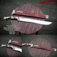 GOLOK SEMBELIH BOHLER N695 GAGANG TANDUK RUSA ETCHING