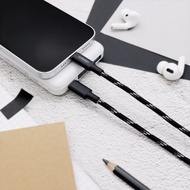 GARMMA Type-c to Lightning PD快充編織傳輸線-黑色