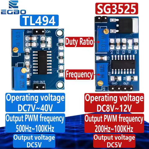 TL494 SG3525 PWM Controller Module Adjustable Frequency Control Board Module Diy Electronic
