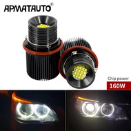 2pcs canbus White Angle Eyes LED Marker HALO Ring Light Bulb For BMW E39 E53 E60 E61 X5 X3 E87 Super