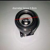 LENSA PROYEKTOR LCD DIY DIAMETER FRAME 4.6CM BENING BEKAS