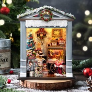 Smart House diy House Z-032 Ode to Gather Ode to Happy Christmas Series House Hand-Assembled Model M