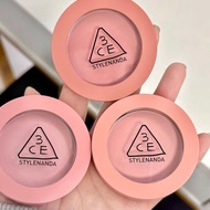 3ce哑光单色腮红小样新款试色初桃粉裸粉色膨胀自然腮红修容上色3ce matte monochrome blush sample new color test zhaocaijinbao158.my2