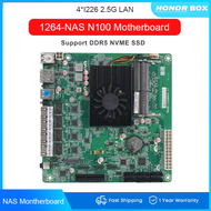 SZBOX เมนบอร์ด N100 1264-NAS DDR5 4800MHz อุปกรณ์ค้ำยันสูงสุด16G Dual Display 4 * I226 2.5G SSD M2 N