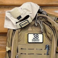 38explore Outdoor Camping Accessories, Velcro Badges, Air Tank Cover Backpack Velcro, Tactical Style