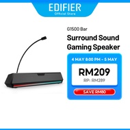 Edifier Hecate G1500 Bar Bluetooth Gaming Soundbar - USB Audio | RGB Lighting | 5W RMS Output