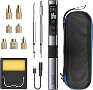 FNIRSI HS-02A Soldering Iron with Heat Insert Nut Tool Kit M2-M8