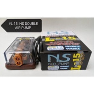 L-15 NS Double Air Pump Aquarium Fish Pam Udara Ikan Akuarium