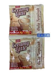 {泰菲印越} 印尼 tora bika creamy latte 拿鐵咖啡 12入