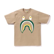 BAPE Colors Shark Ponr Tee Milk Tea Short Sleeve BAPE-471CM