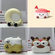 For Jeep EW133 Earphone Case Casing Personality cuddle dog moon pattern