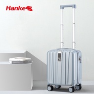Hanke 16 Inch Men Women Spinner Luggage Suitcase 100% PC Trolley Case Travel Bag Rolling Wheels Lugg