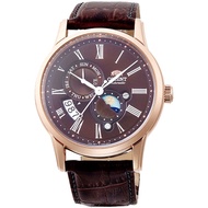 Orient Sun Moon Brown Dial Leather Watch RA-AK0009T RA-AK0009T10B