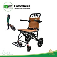 Foxwheel Cabin Travel Wheelchair - 8.8kg - Super Light - Ideal Travel Wheelchair - Luggage Handle