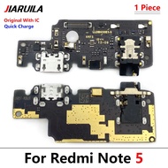 Original New Dock Charger Connector USB Charging Port Flex Cable For Xiaomi Redmi Note 5 Note5 Pro Global USB Flex Cable