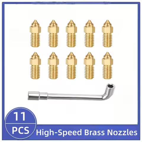 Ender 3 V3 SE Brass Nozzle Kit High-Speed Brass Nozzles 3D Printer Parts for Ender 3 V3 SE/Ender 5 S