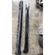 51 bmw f10 ori black side skirt tepi pp material fit for untuk replacement used condition