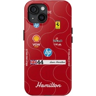 LH44 HAM Monza Italian GP Race Suit 2025 Inspired Tough Phone Case for iPhone17 Pro 16 15 14 13 12 1