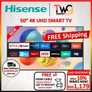 [WITH 2 GIFT] Hisense 50" 4K Smart Ultra HD LED TV  50E6N (3 Years Warranty) 电视机