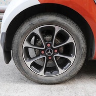【促銷】專用奔馳smart汽車輪轂蓋裝飾貼斯瑪特改裝車胎中心蓋車標貼外飾