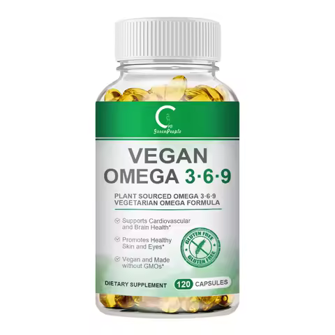 Omega 3 Fish Oil Capsules Non-GMO Gluten Free Dietery Supplement- Supports Nervous System, Skin Hair