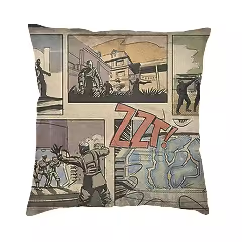 Zombies Loading Screen Comic Soft Comfortable Pillowslip Pillowcase Black Ops 1 Black Ops 2 Black Op