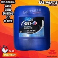 🚜100%ORIGINAL 20W50 DIESEL ENGINE OIL ELF 18 LITER (##SATU ORDER UNTUK SATU TONG SAJA##) | GS PARTS