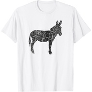 Donkey Distressed Print - Vintage Donkey T-Shirt Mans