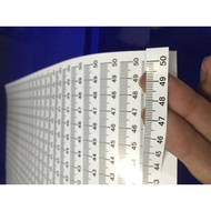 Spot Goods10-200cm Scale ruler self-adhesive sticker, scale film, adhesive ruler, scale sticker, wat