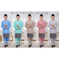 31/3 [XS - 2XL] BAJU MELAYU TELUK BELANGA PINK BABY BLUE DUSTY GREEN | DEWASA BAJU MELAYU PLUSSIZE SHABAB NBC