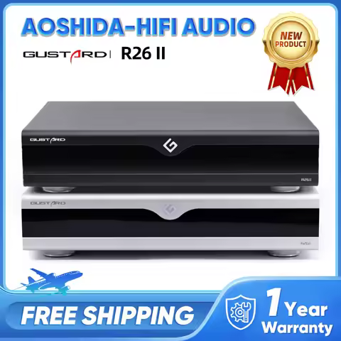 Gustard R26 II Decoder 26 Bit Network Streamng DAC Fully Discrete R2R BT5.1 DSD512 PCM768kHz with Re