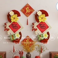 LUXURY DECORATIVE VIP27 FLOWER FAN SET CNY - WALL MOUNT NTXVIP01